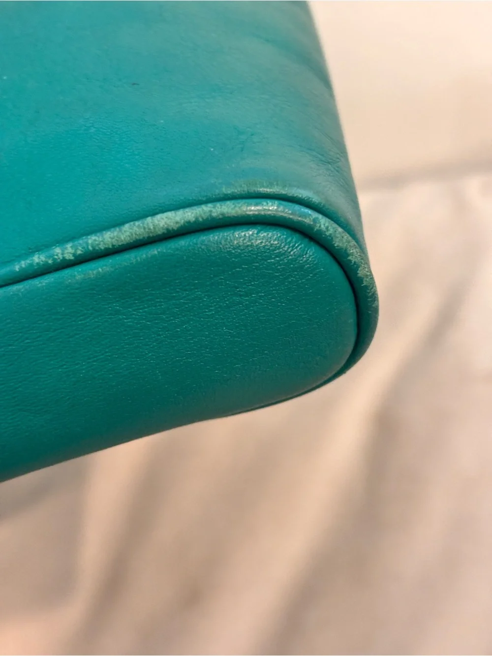 Coach Green Leather Wristlet Clutch - Picture 8 of 15
